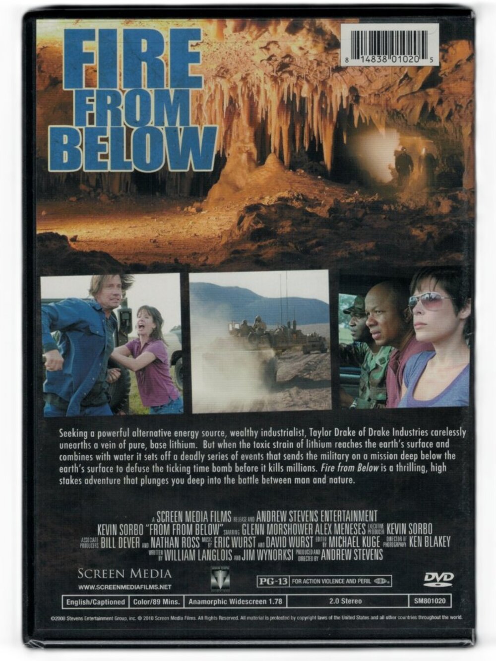 Fire From Below (DVD) 2008 Kevin Sorbo NEW - Picture 2 of 2